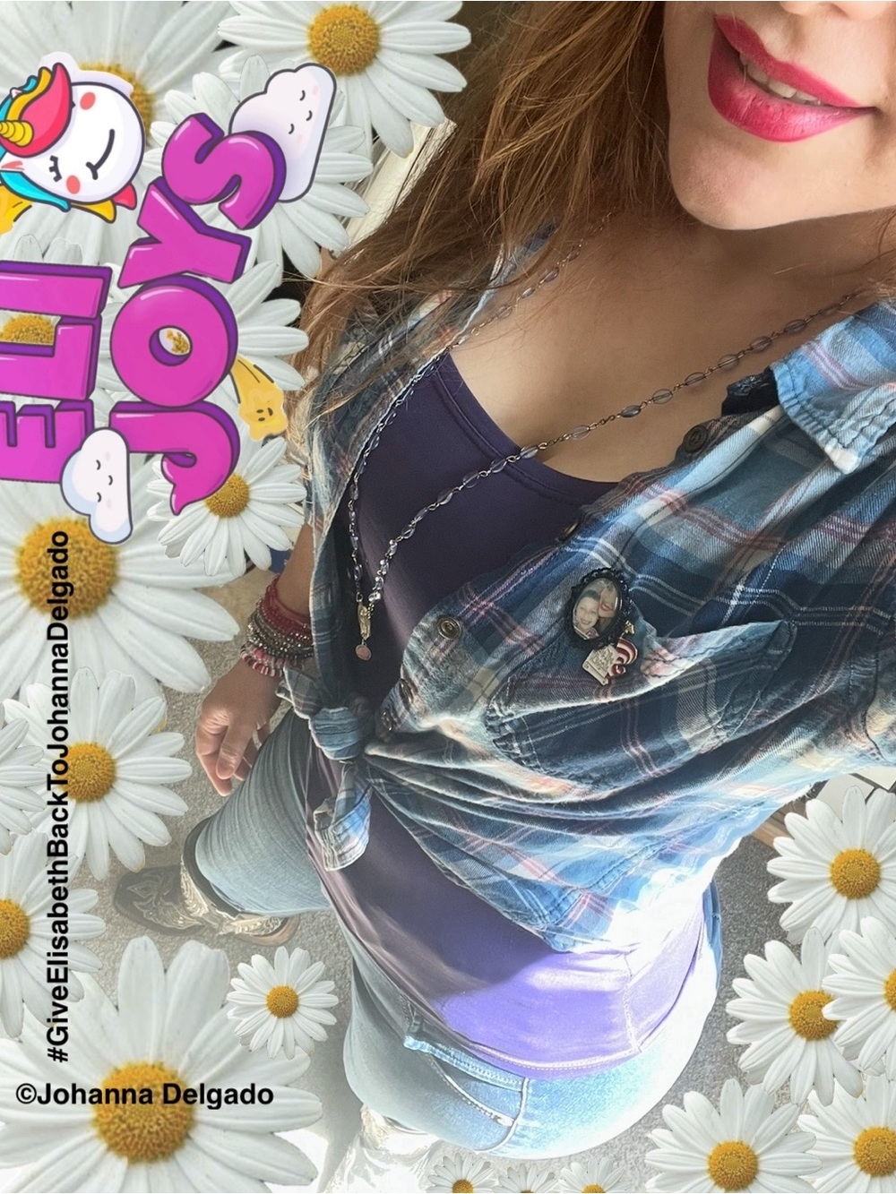 ELIJOYS  #GiveElisabethBackToJohannaDelgado ©️JD brooch No.2 OS